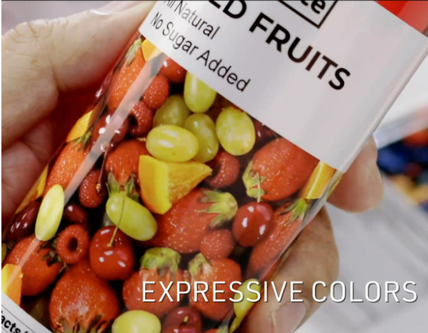 A picture of food label