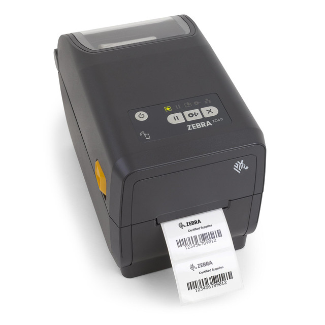 Zebra ZD411t 2" Wide 300 dpi, 4 ips Thermal Transfer Label Printer USB/BTLE5