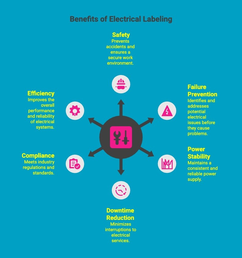 Infographics on Benefits of Electrical Labeling Infographics on Benefits of Electrical Labeling