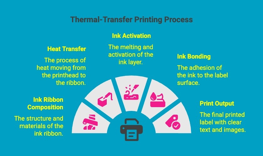 Infographics on Thermal-Transfer Printing Process Infographics on Thermal-Transfer Printing Process