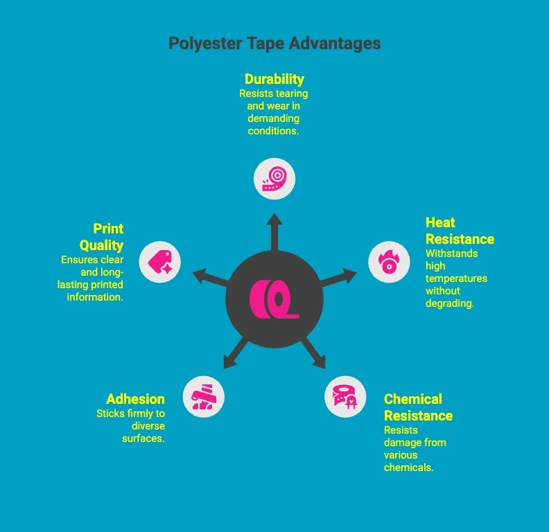 Infographics on Polyester Tape Advantages Infographics on Polyester Tape Advantages