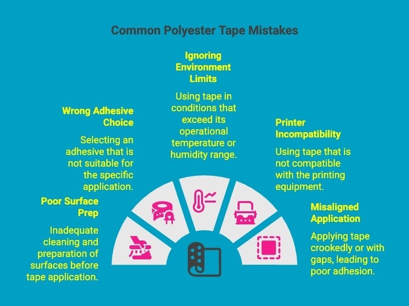 Infographics on Common Polyester Tape Mistakes Infographics on Common Polyester Tape Mistakes