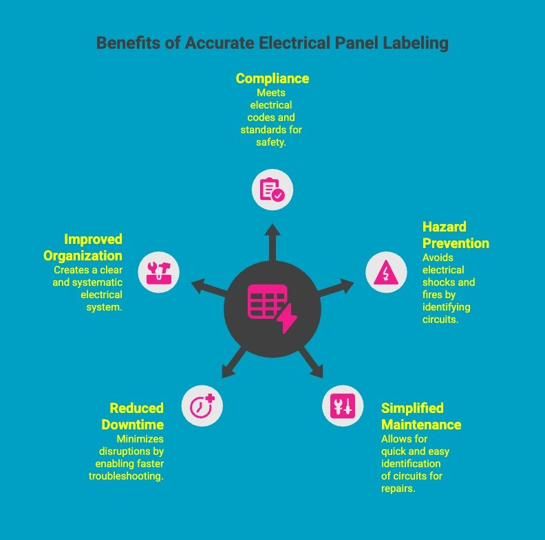 Infographics on Benefits of Accurate Electrical Panel Labeling Infographics on Benefits of Accurate Electrical Panel Labeling