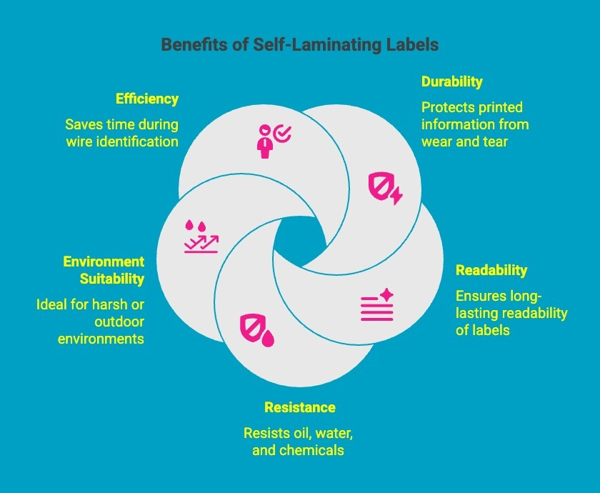 Infographics on Benefits of Self-Laminating Labels Infographics on Benefits of Self-Laminating Labels