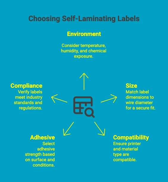 Infographics on Choosing Self-Laminating Labels Infographics on Choosing Self-Laminating Labels