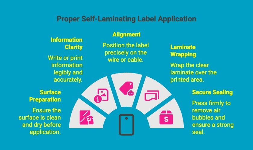 Infographics on Proper Self-Laminating Label Application Infographics on Proper Self-Laminating Label Application