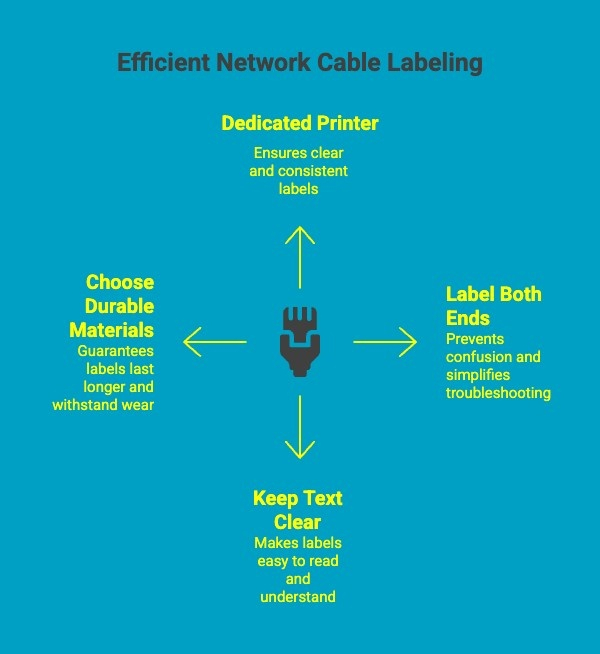 Infographics on Efficient Network Cable Labeling Infographics on Efficient Network Cable Labeling