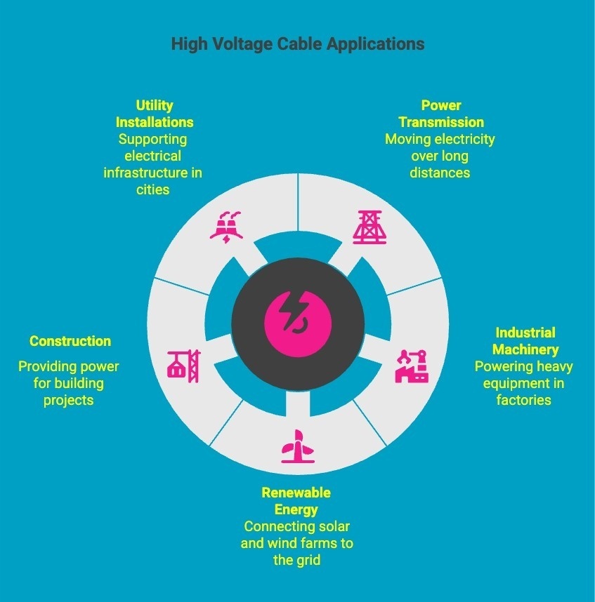 Infographics on High Voltage Cable Applications Infographics on High Voltage Cable Applications