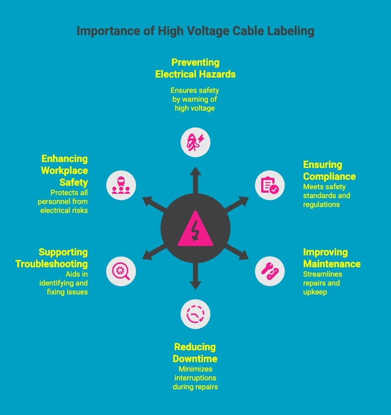 Infographics on Importance of High Voltage Cable Labeling Infographics on Importance of High Voltage Cable Labeling