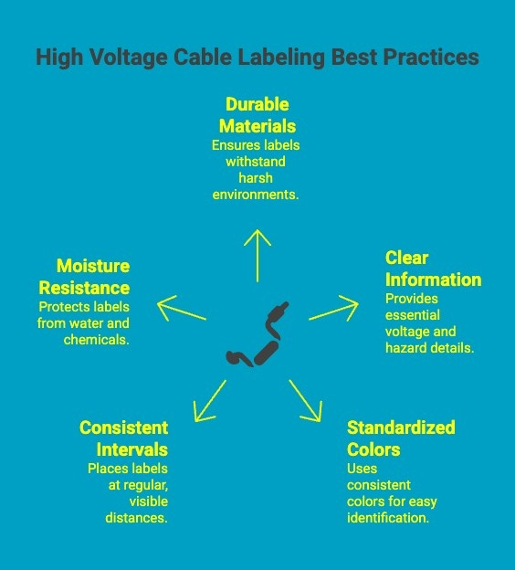 Infographics on High Voltage Cable Labeling Best Practices Infographics on High Voltage Cable Labeling Best Practices