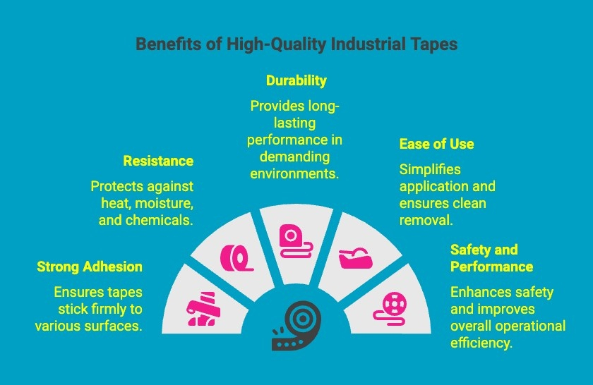 Infographics on Benefits of High-Quality Industrial Tapes Infographics on Benefits of High-Quality Industrial Tapes