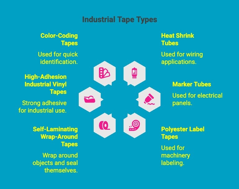 Infographics on Industrial Tape Types Infographics on Industrial Tape Types