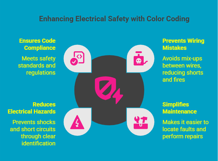 Infographic on How Does Electrical Cable Color Coding Keep You Safe Infographic on How Does Electrical Cable Color Coding Keep You Safe