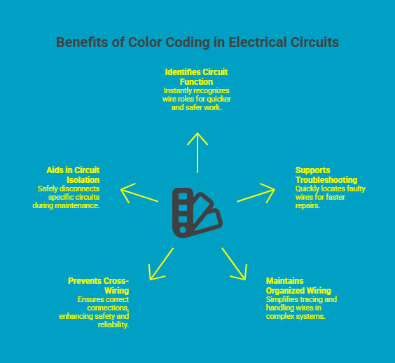 Infographic on What Is Color Coding in Electrical Circuits Used For Infographic on What Is Color Coding in Electrical Circuits Used For
