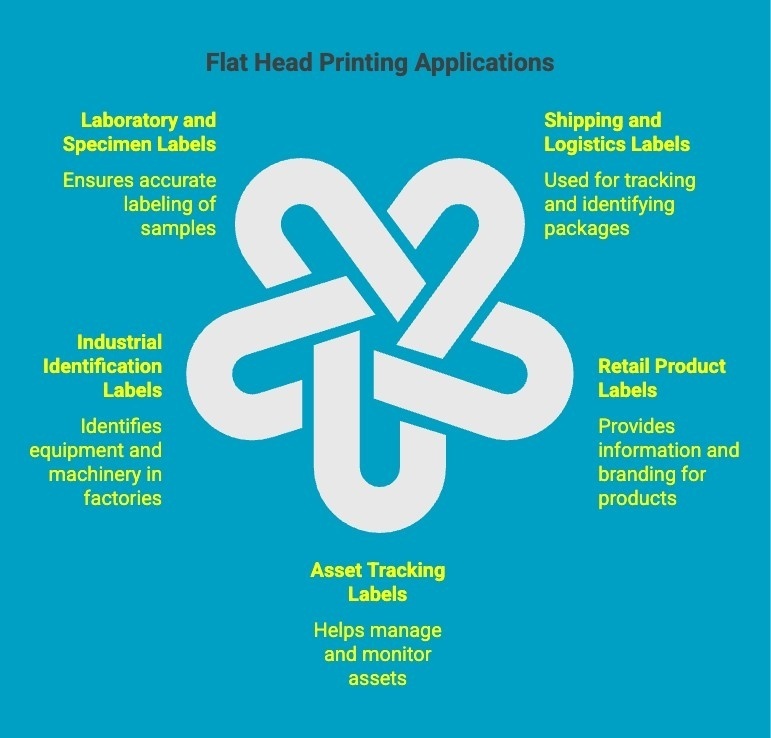 Infographics on Flat Head Printing Applications Infographics on Flat Head Printing Applications