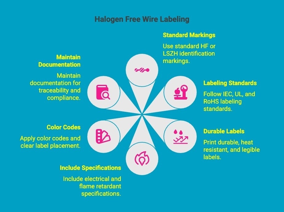 Infographics on Halogen Free Wire Labeling Infographics on Halogen Free Wire Labeling